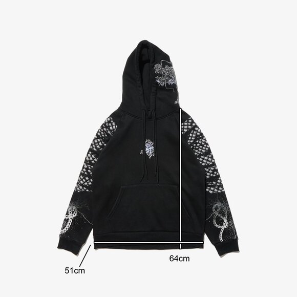 Smokerise Black Dragon Embroidered Hoodie🐉🖤 - Picture 5 of 5